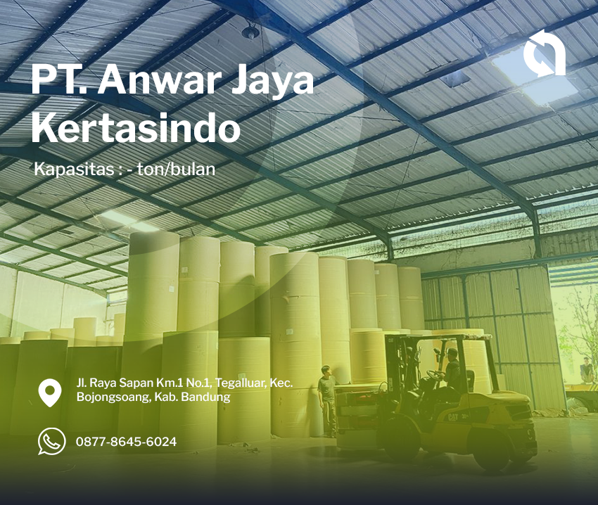 jaringan PT. Anwar Jaya Kertasindo
